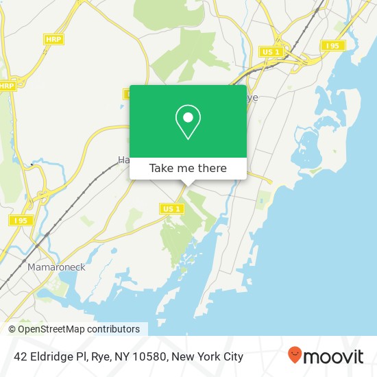 42 Eldridge Pl, Rye, NY 10580 map