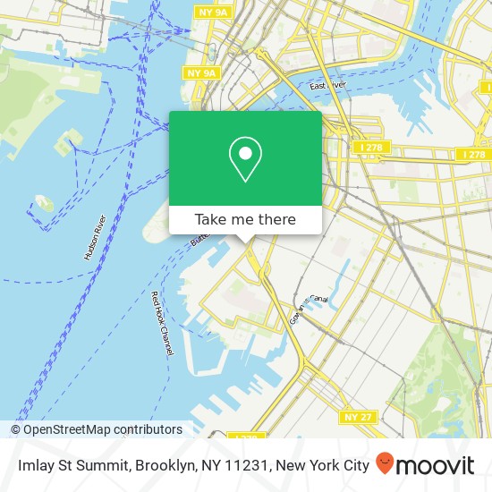 Mapa de Imlay St Summit, Brooklyn, NY 11231