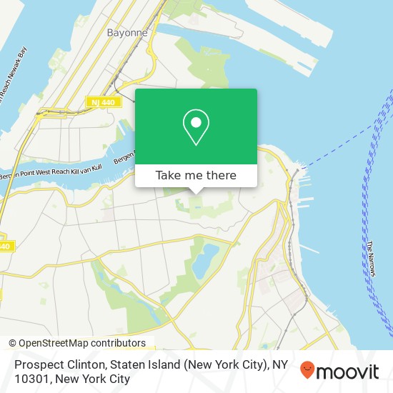 Mapa de Prospect Clinton, Staten Island (New York City), NY 10301