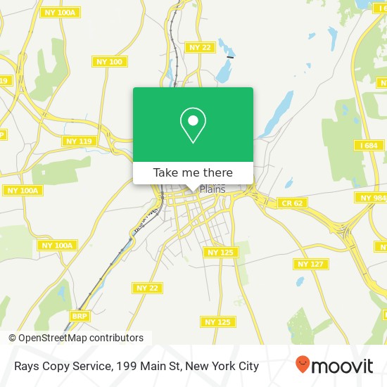 Rays Copy Service, 199 Main St map