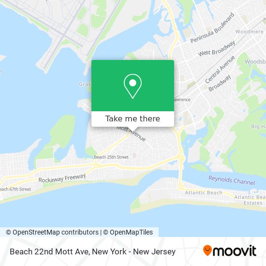 Mapa de Beach 22nd Mott Ave