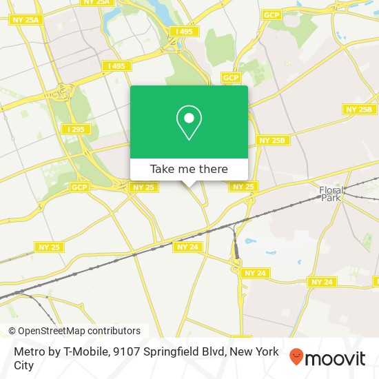 Metro by T-Mobile, 9107 Springfield Blvd map