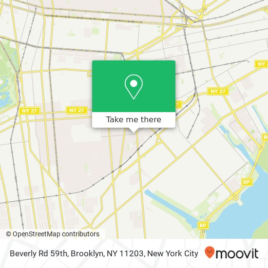 Beverly Rd 59th, Brooklyn, NY 11203 map