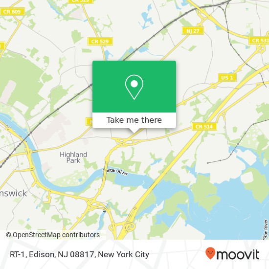 RT-1, Edison, NJ 08817 map