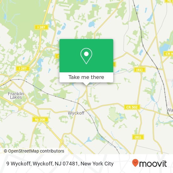 9 Wyckoff, Wyckoff, NJ 07481 map