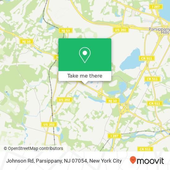 Johnson Rd, Parsippany, NJ 07054 map