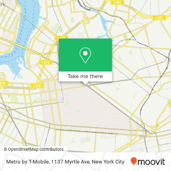 Metro by T-Mobile, 1137 Myrtle Ave map