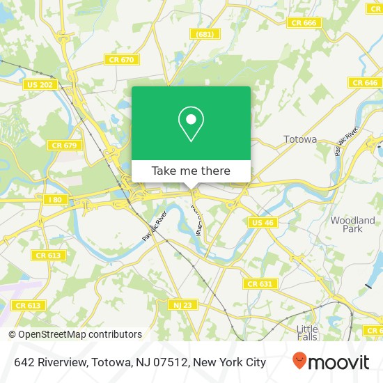 642 Riverview, Totowa, NJ 07512 map