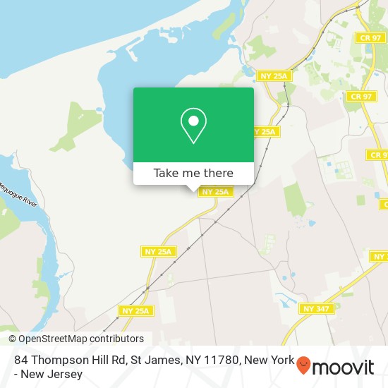 84 Thompson Hill Rd, St James, NY 11780 map