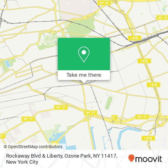 Rockaway Blvd & Liberty, Ozone Park, NY 11417 map