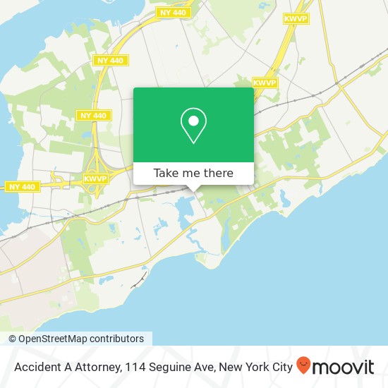 Mapa de Accident A Attorney, 114 Seguine Ave