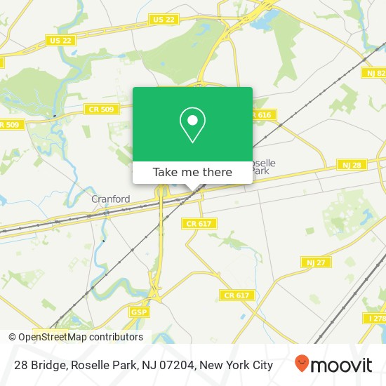 28 Bridge, Roselle Park, NJ 07204 map