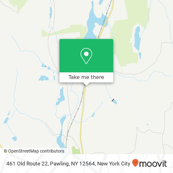 Mapa de 461 Old Route 22, Pawling, NY 12564