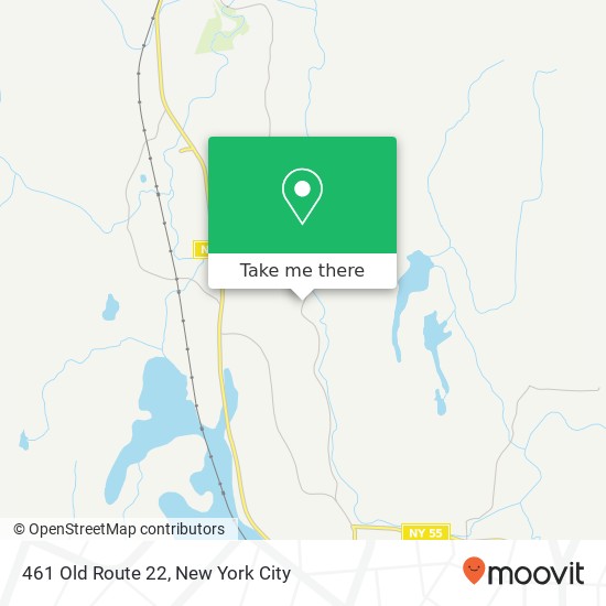 Mapa de 461 Old Route 22, Dover Plains, NY 12522