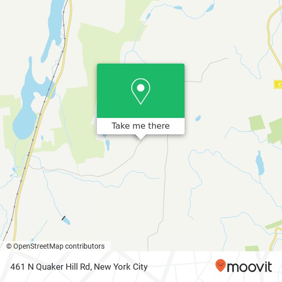 Mapa de 461 N Quaker Hill Rd, Pawling, NY 12564