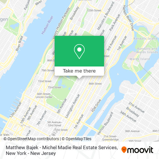 Matthew Bajek - Michel Madie Real Estate Services map