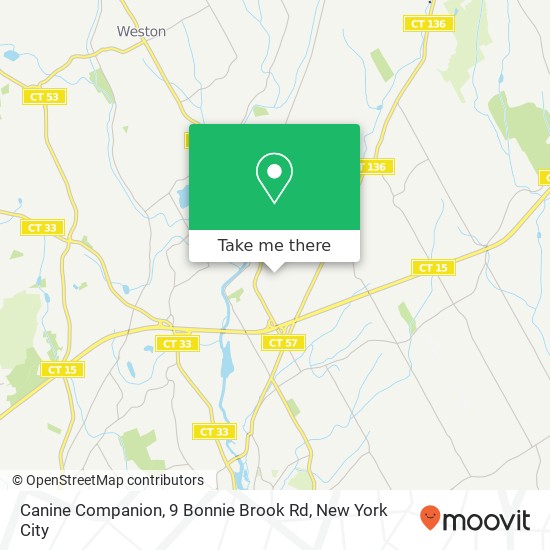 Mapa de Canine Companion, 9 Bonnie Brook Rd