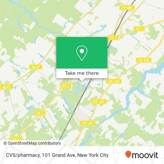 Mapa de CVS/pharmacy, 101 Grand Ave