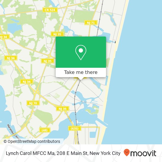 Lynch Carol MFCC Ma, 208 E Main St map