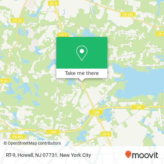 RT-9, Howell, NJ 07731 map