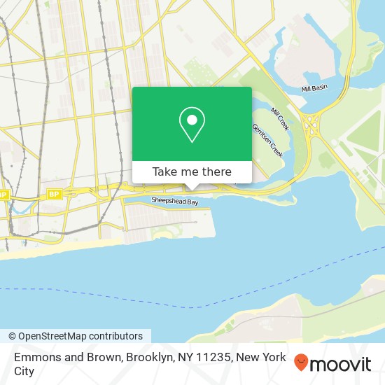 Emmons and Brown, Brooklyn, NY 11235 map