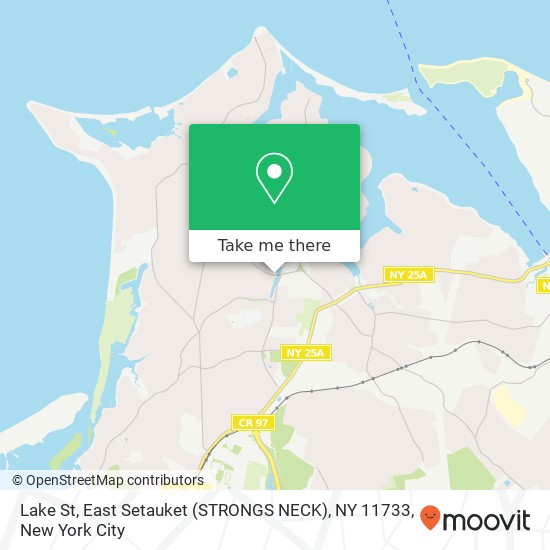 Lake St, East Setauket (STRONGS NECK), NY 11733 map