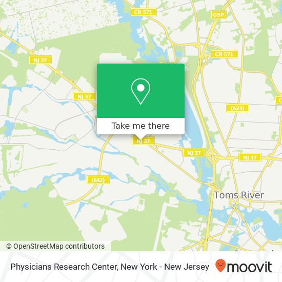 Physicians Research Center, 601 Route 37 W map