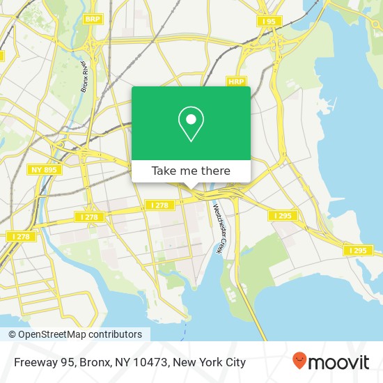 Freeway 95, Bronx, NY 10473 map