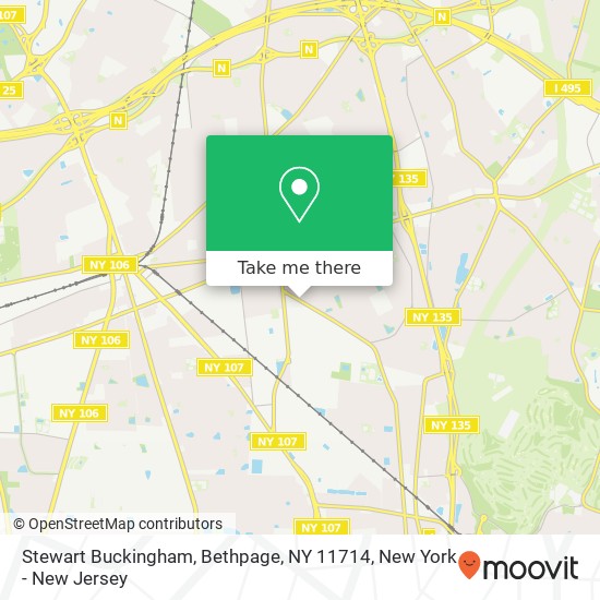 Stewart Buckingham, Bethpage, NY 11714 map