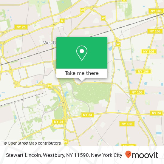 Mapa de Stewart Lincoln, Westbury, NY 11590