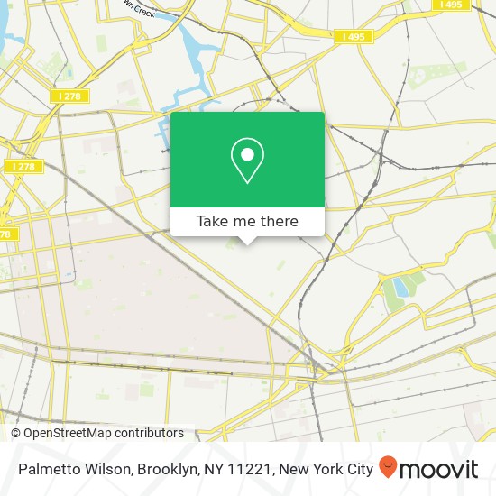 Palmetto Wilson, Brooklyn, NY 11221 map
