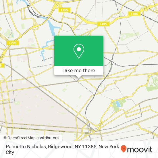 Palmetto Nicholas, Ridgewood, NY 11385 map