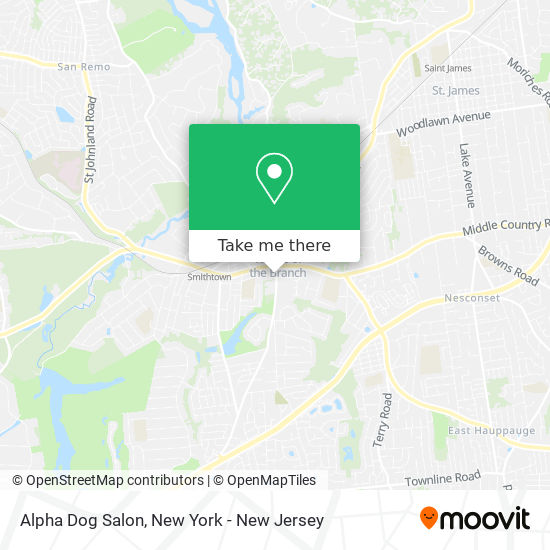 Mapa de Alpha Dog Salon