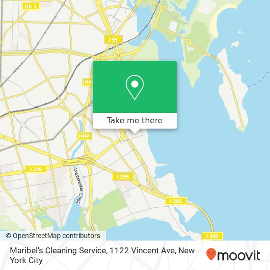 Mapa de Maribel's Cleaning Service, 1122 Vincent Ave