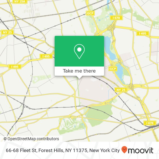 66-68 Fleet St, Forest Hills, NY 11375 map