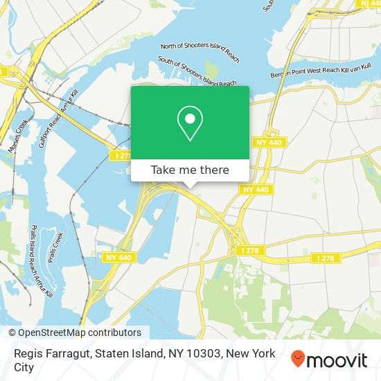 Regis Farragut, Staten Island, NY 10303 map