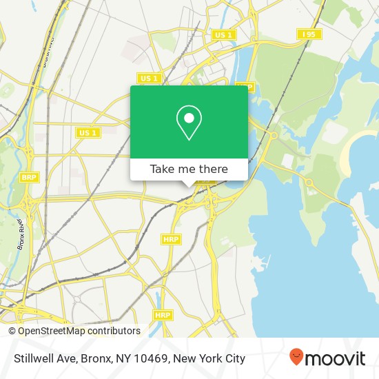 Mapa de Stillwell Ave, Bronx, NY 10469