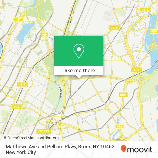 Mapa de Matthews Ave and Pelham Pkwy, Bronx, NY 10462