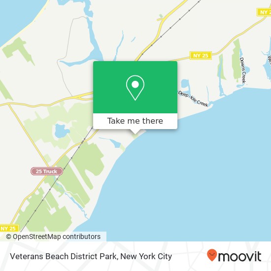 Veterans Beach District Park map