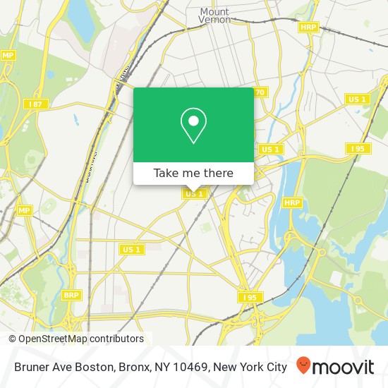 Bruner Ave Boston, Bronx, NY 10469 map