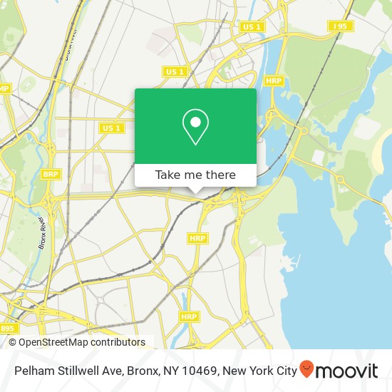 Pelham Stillwell Ave, Bronx, NY 10469 map