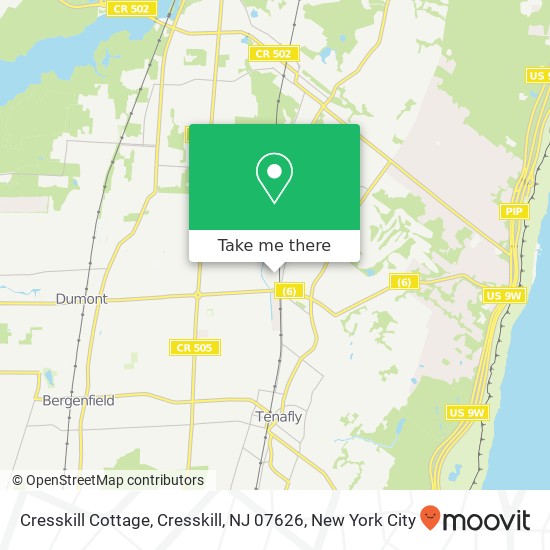 Cresskill Cottage, Cresskill, NJ 07626 map