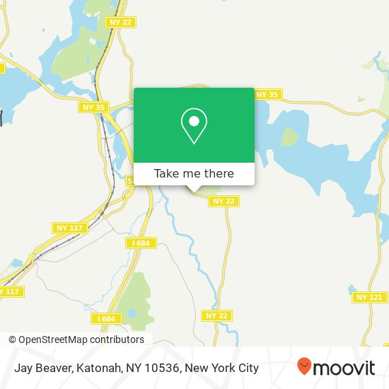 Mapa de Jay Beaver, Katonah, NY 10536