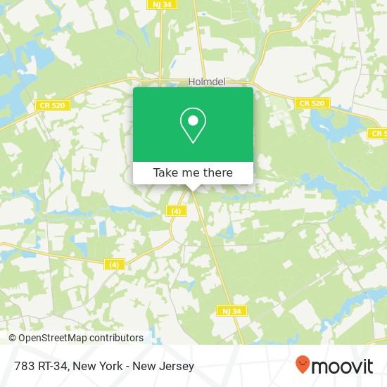 Mapa de 783 RT-34, Colts Neck, NJ 07722