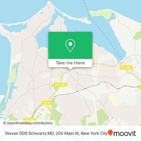 Steven DDS Schwartz MD, 200 Main St map