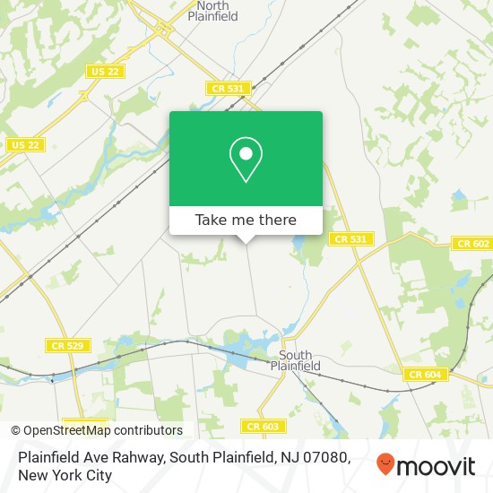 Plainfield Ave Rahway, South Plainfield, NJ 07080 map