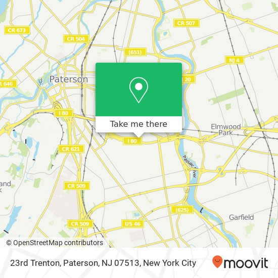 23rd Trenton, Paterson, NJ 07513 map