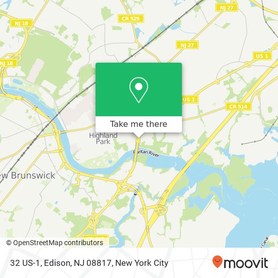 32 US-1, Edison, NJ 08817 map