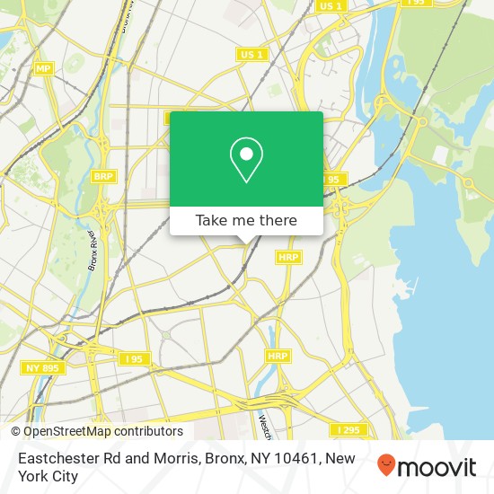 Eastchester Rd and Morris, Bronx, NY 10461 map