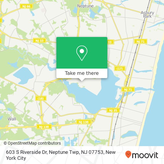 603 S Riverside Dr, Neptune Twp, NJ 07753 map